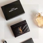 Saint Laurent Card Holder Color Top-Grain Cowhide