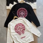 Chrome Hearts Hoodie Red Cotton Soft And Gentle Spring Autumn Winter