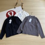 Lululemon Coat Red Cotton Piqu Unrestricted Movement High-Density Fabric Simple And Elegant Patch Zippered Pocket