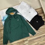 Nike Coat Red Polyester Embroidery Color Blocking