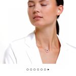 Swarovski Necklace Rose Gold Lace