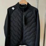 Descente Down Jacket Black Duck Daily Commute Autumn Winter Patch