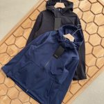 Lululemon Outerwear Blue Fleece Water-Repellent Fabric Autumn Winter 3D Logo