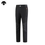 Descente Fleece-Lined Pants Red Fleece Running Rock Climbing Outdoor Waterproof Spring Winter