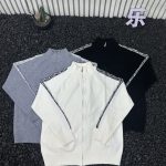 Dior Sweater Black Jacquard Easy To Match Autumn Winter