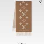 Louis Vuitton Scarf Ash Cashmere Autumn Winter And