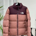 North Down Jacket Red Duck Nylon Rock Climbing Spring Embroidery