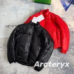 Archaeopteryx Jacket Red Cotton Silk Nylon Twill Fabric Professional Outdoor Winter Embroidery