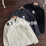 Lululemon Shirt Red Down Twill Zippered Pocket
