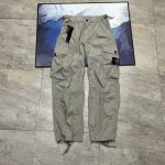 Stone Island Work Pants Brown Quick-Drying Exquisite Workmanship Street Style Spring Summer And