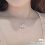 Swarovski Necklace Red Lace