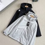 Descente Jacket Black Fleece Simple And Elegant Design Outdoor Windproof