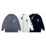 Chrome Hearts Sweater Red Eva Wool Blend Understated Exquisite Tailoring