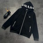 Prada Jacket Black Minimalist Style Spring Autumn Winter Early