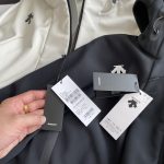 Descente Long-Sleeved Shirt Black Fleece Woven Fabric Clean Lines Daily Commute Autumn Winter And Patch