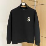 Fendi Hoodie Black Cotton Pure Space Autumn Winter