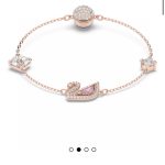 Swarovski Necklace Pink Lace