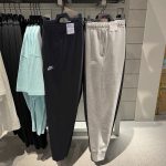 Nike Long Pants Red Cotton Pure Fleece Running Autumn Winter Slim Fit Embroidery