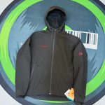 Mammut Outerwear Red Softshell Fabric Autumn Side Pockets