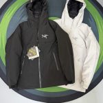 Archaeopteryx Outerwear Red Gore-Tex Goose Down Nylon Mesh Fabric Winter Hidden Pocket