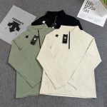 Descente Long Sleeves Green Unrestricted Movement Quick-Drying Running Autumn Winter