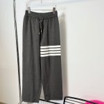 Thom Browne Trousers Brown Wool