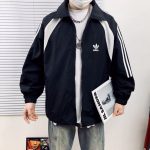 Adidas Jacket Red Exquisite Workmanship Street Style Patch
