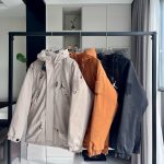 Jordan Outerwear Black Cotton Thick Outdoor Workwear Winter