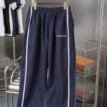 Balenciaga Sweatpants Red Polyester Mesh Side Pockets