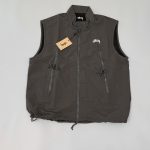 Stussy Jacket Red Mesh Autumn Embroidery
