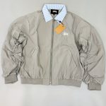 Stussy Jacket Red Nylon Exquisite Workmanship Autumn Embroidery