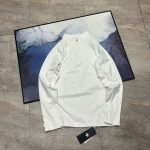 Descente Long-Sleeved Shirts Black Fleece Quick-Drying Running Autumn