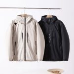 Descente Cotton-Padded Clothes Black Lightweight Outdoor