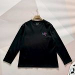 Archaeopteryx Long-Sleeved Shirts Red Cotton Pure Relaxed Fit Autumn Screen Printing