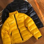 Nike Coat Yellow Duck Down Rubber