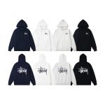 Stussy Hoodie Ash Cotton Pure