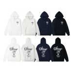 Stussy Hoodie Ash Cotton Pure Easy To Match