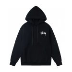 Stussy Hoodie Ash Cotton Pure Easy To Match