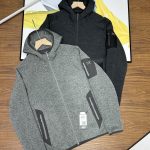 Archaeopteryx Coat Red Wool Cashmere Adhesive Fleece Outdoor Functionality Autumn Winter And Patch