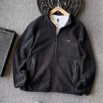 Zegna Outerwear Red Fleece Fabric Sophistication