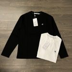 Calvin Klein Long-Sleeved T-Shirt Red Cotton Pure