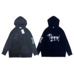 Armani Outerwear Red Wool Blend Flannel Patch