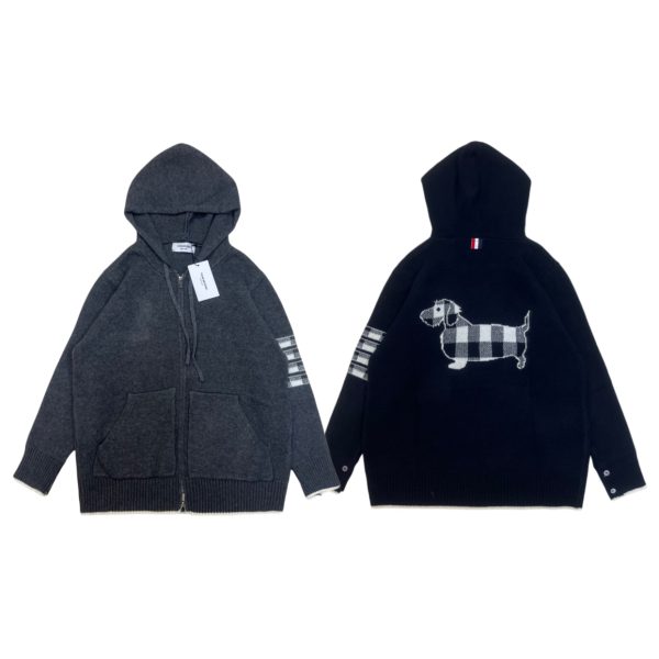 Armani Outerwear Red Wool Blend Flannel Patch