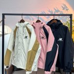 New Balance Cotton-Padded Coat Pink Cotton Easy To Match Outdoor Waterproof Patch