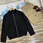 Ralph Lauren Coat Ash Cotton Pure Streetwear Embroidery