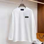Prada Cotton Long-Sleeved T-Shirt For Autumn