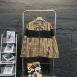 Burberry Coat Red Suitable For All Body Types Patch Plaid Patchwork
