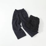 Ami Trousers Blue Polyester Adjustable Drawstring Work Pockets