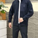 Archaeopteryx Coat Red Polyester Spandex Fiber Fleece Fabric Winter Warm Zippered Pocket Windproof Cuffs