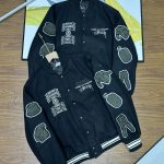 Stussy Jacket Ash Wool Blend Fine